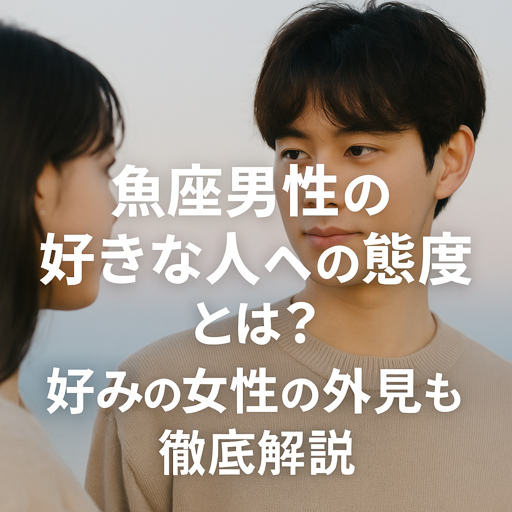 魚座男性の好きな人への態度とは？好みの女性の外見も徹底解説